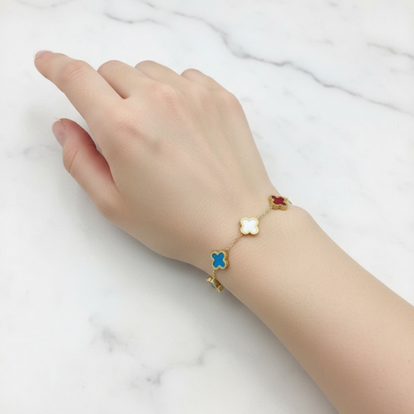 Radiant Harmony: Multi Van Cleef Bracelet