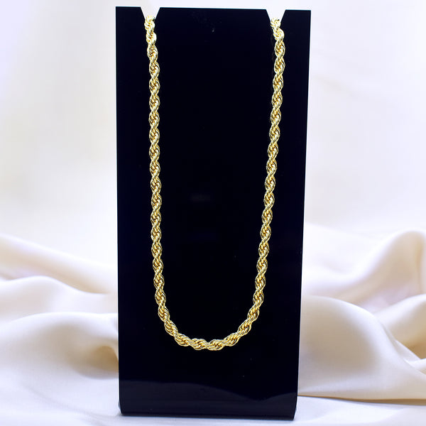 Gold-Plated Sparkle Rope Chain
