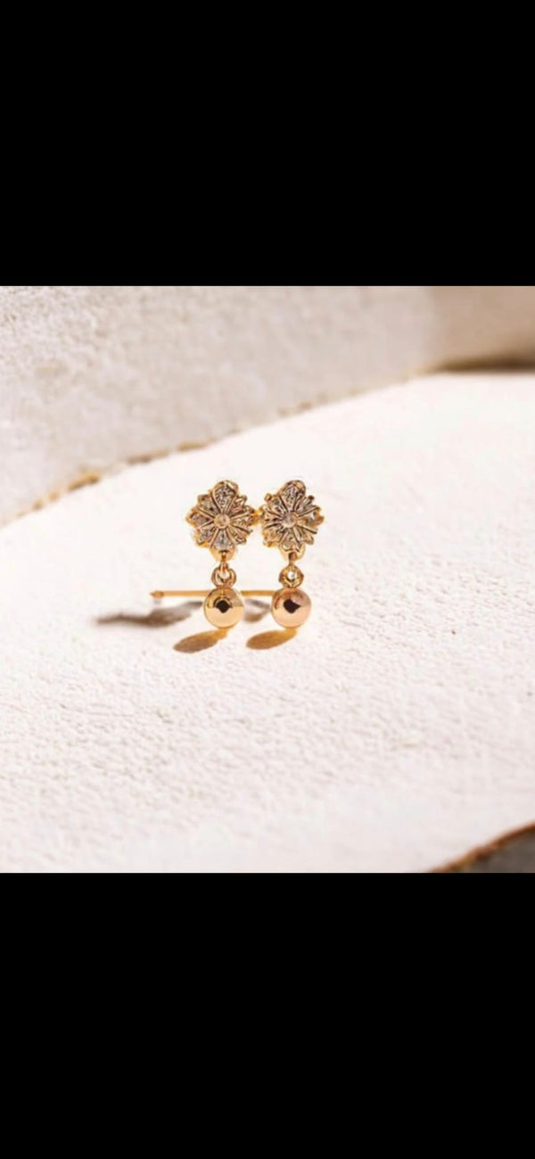 Gorgeous Gold-Plated Earrings