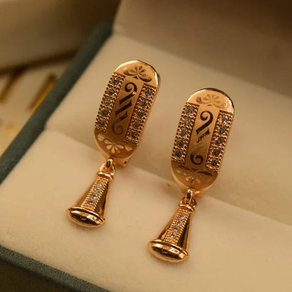 Stylish Gold Plated Earrings