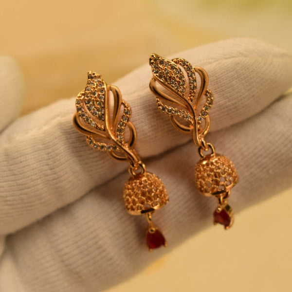 Exquisite Gold-Plated Earrings