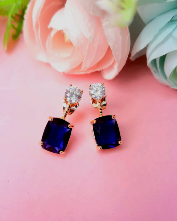 Elegant Xuping Blue Drop Earrings