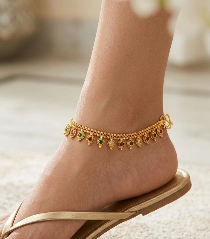 Indian Rajisthani anklet pair – Rasam.pk