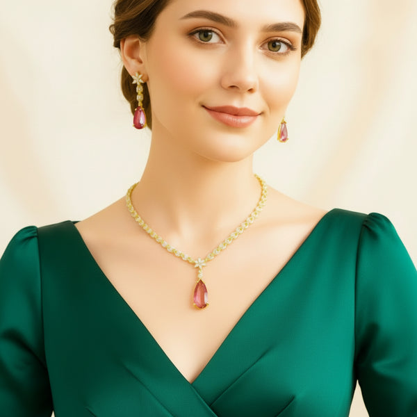 High-End Fashion Jewelry Necklace Set: A Statement of Style