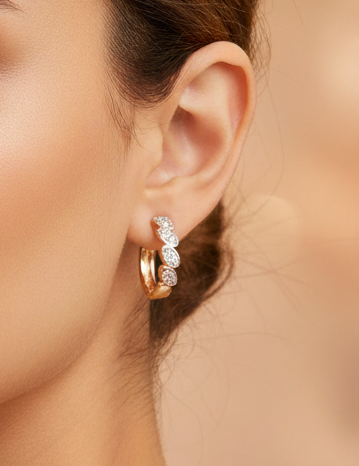 Simply Stunning Xuping Hoop Earrings