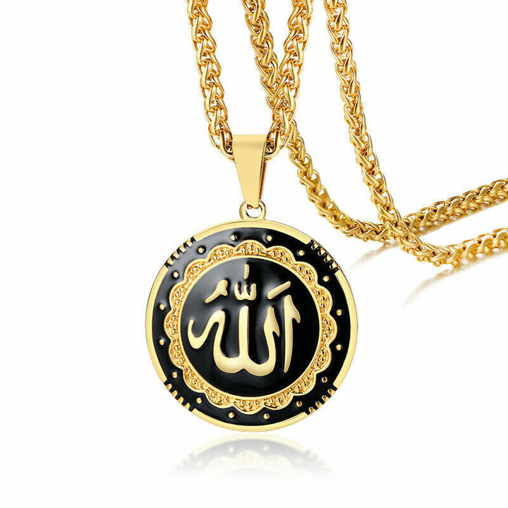 Exquisite And Stylish Islamic Allah Name Necklace – Rasam.pk