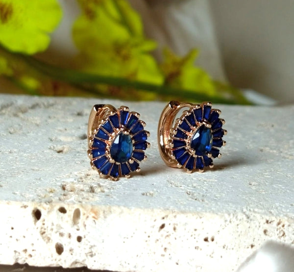 Sapphire Shine Xuping Earrings