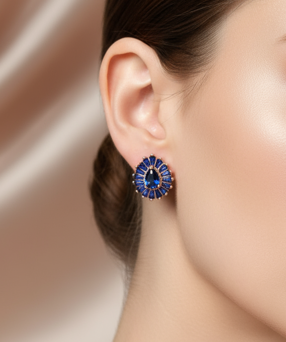 Sapphire Shine Xuping Earrings