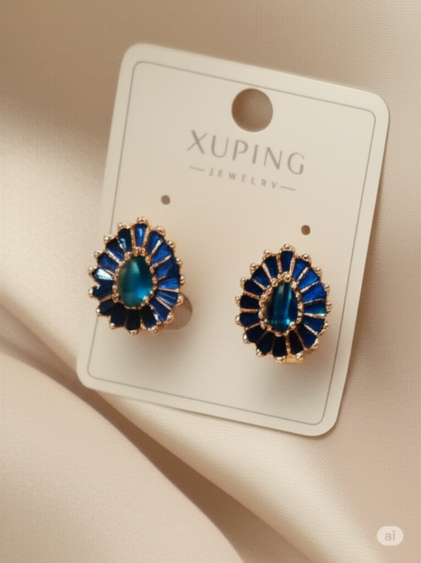 Sapphire Shine Xuping Earrings