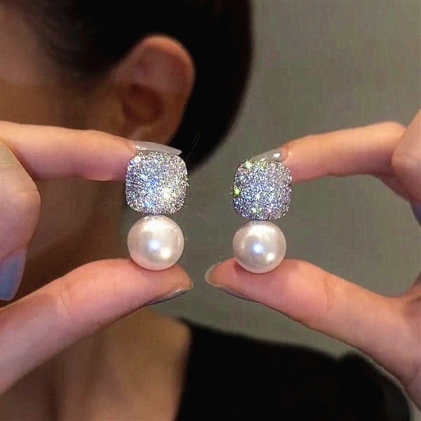 French Witness Faux Drop Earrings
