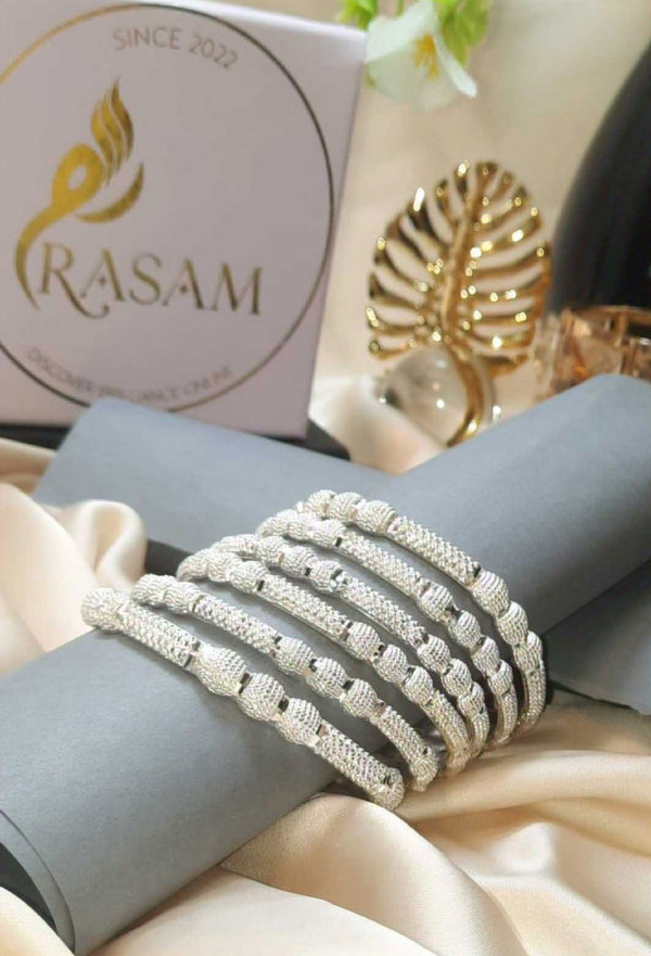 Silver Bangle Collection by RASAM