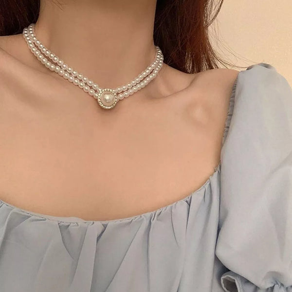 Pearl Paradise: Double Layered Pearl Chokar